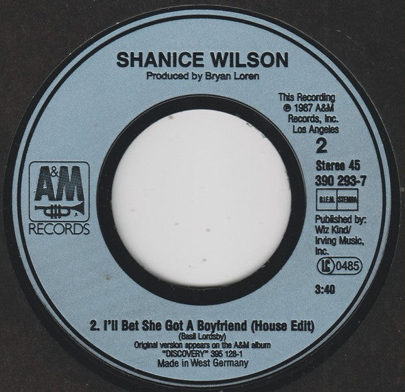 Shanice Wilson : I'll Bet She's Got A Boyfriend (7")
