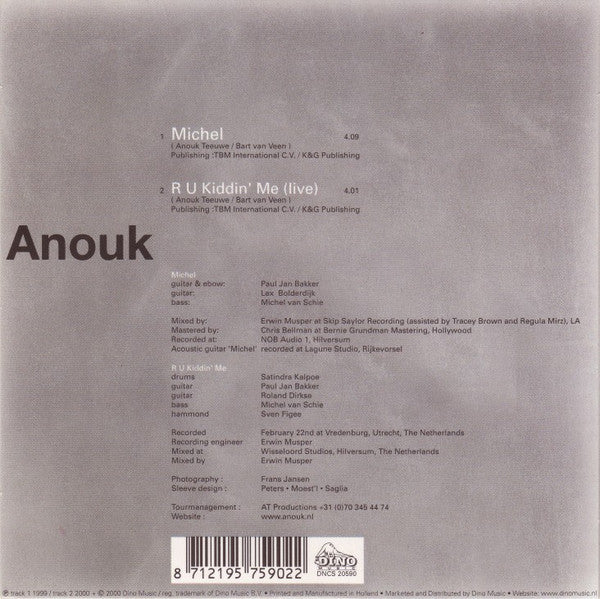 Anouk : Michel (CD, Single)