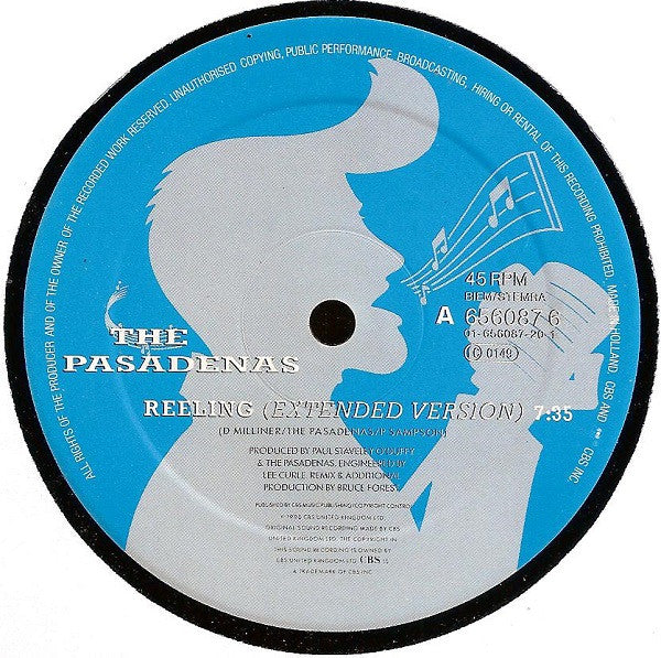 The Pasadenas : Reeling (12", Maxi)