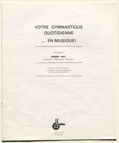François Rauber : Votre Gymnastique Quotidienne (LP)
