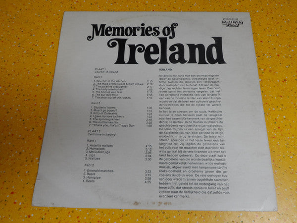 Various : Memories Of Ireland (2xLP, Comp)