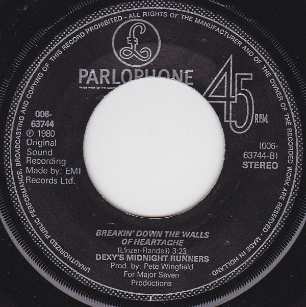 Dexys Midnight Runners : Geno (7", Single)