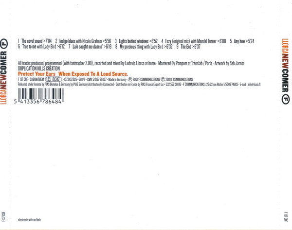 Llorca : New Comer (CD, Album)