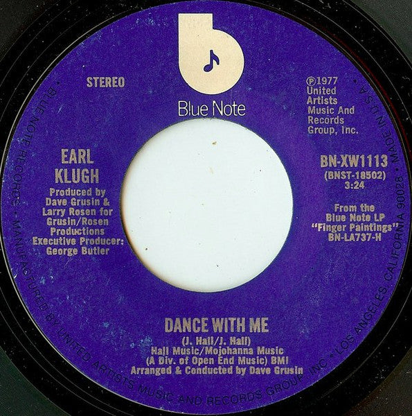 Earl Klugh : Dance With Me (7", Styrene)