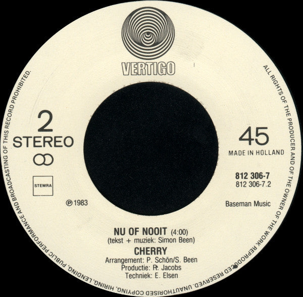 Cherry (31) : Dame Uit Suriname (7", Single)