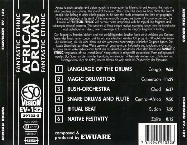 Ewuare : African Drums (CD)