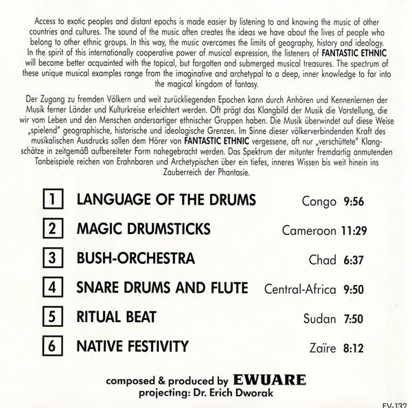 Ewuare : African Drums (CD)