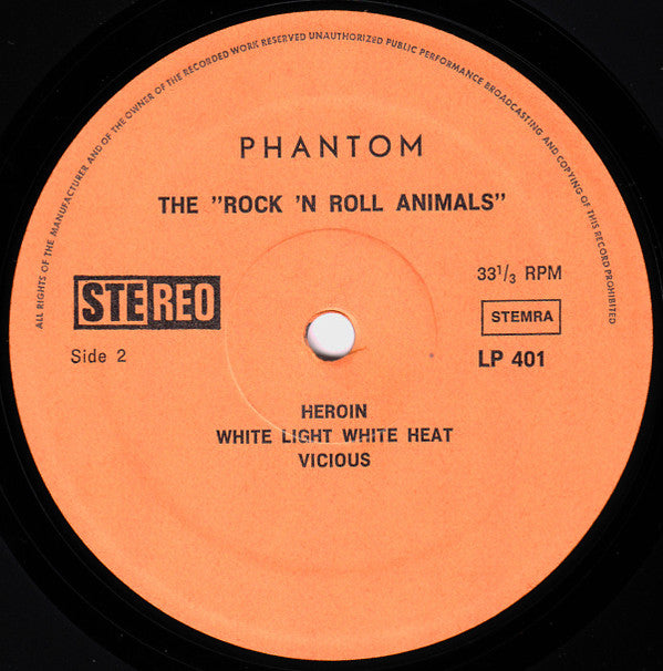 Lou Reed : Rock 'N' Roll Animal (LP, Unofficial)