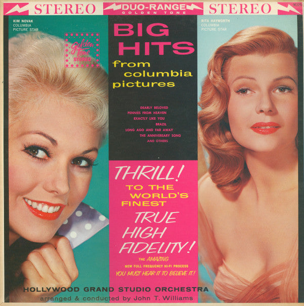 The Hollywood Grand Studio Orchestra : Big Hits From Columbia Pictures (LP, Album)