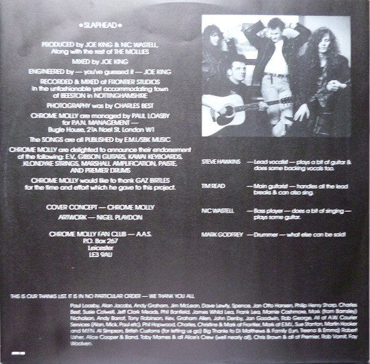 Chrome Molly : Slaphead (LP, Album)