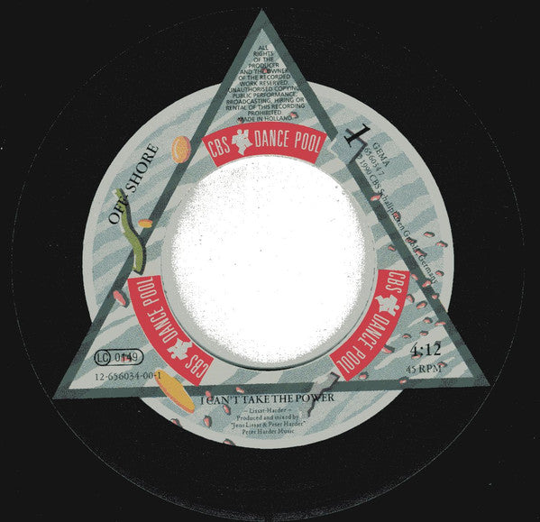 Off-Shore : I Can't Take The Power (7", Single)