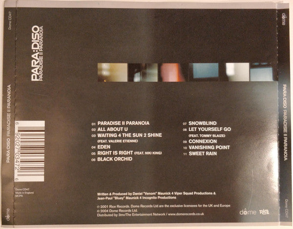 Para:Diso : Paradise II Paranoia (CD, Album, RE)