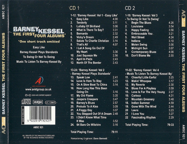 Barney Kessel : The First Four Albums (2xCD, Comp)