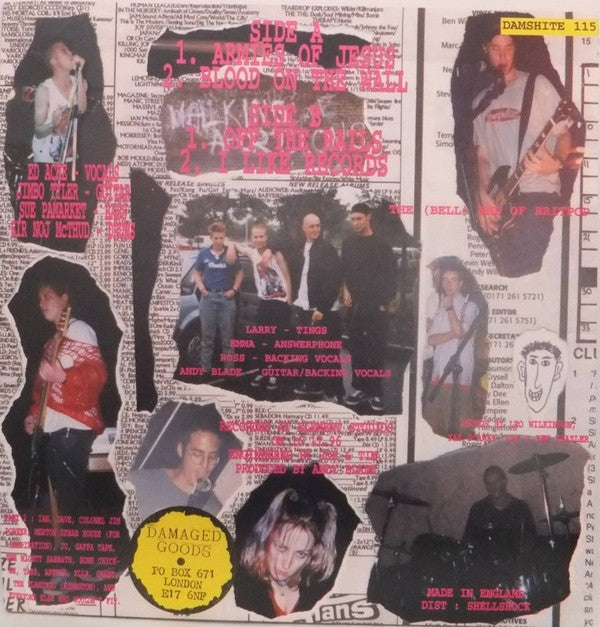 Walking Abortions : Definitely Rabies (7", Whi)