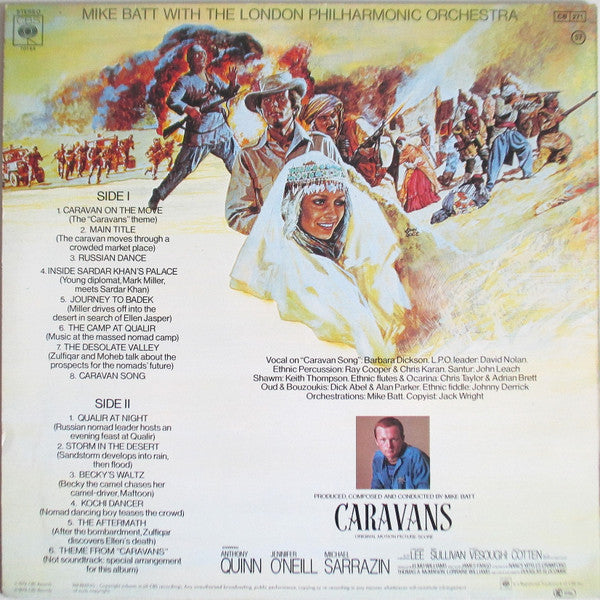 Mike Batt With The London Philharmonic Orchestra* : Caravans (Original Motion Picture Score) (LP, Album)