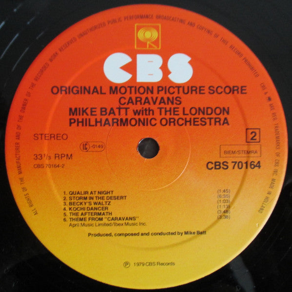 Mike Batt With The London Philharmonic Orchestra* : Caravans (Original Motion Picture Score) (LP, Album)