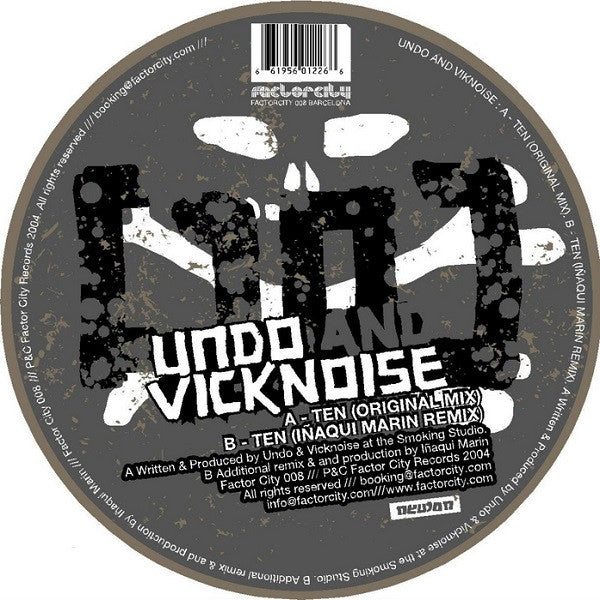 Undo & Vicknoise : Ten (12")