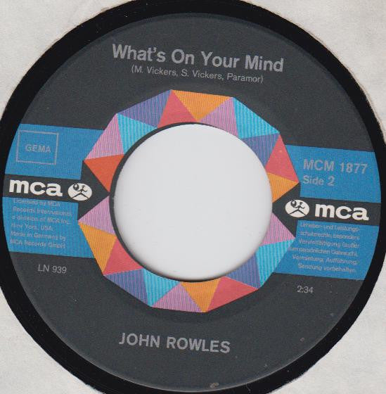 John Rowles : Save The Last Dance For Me (7", Single)