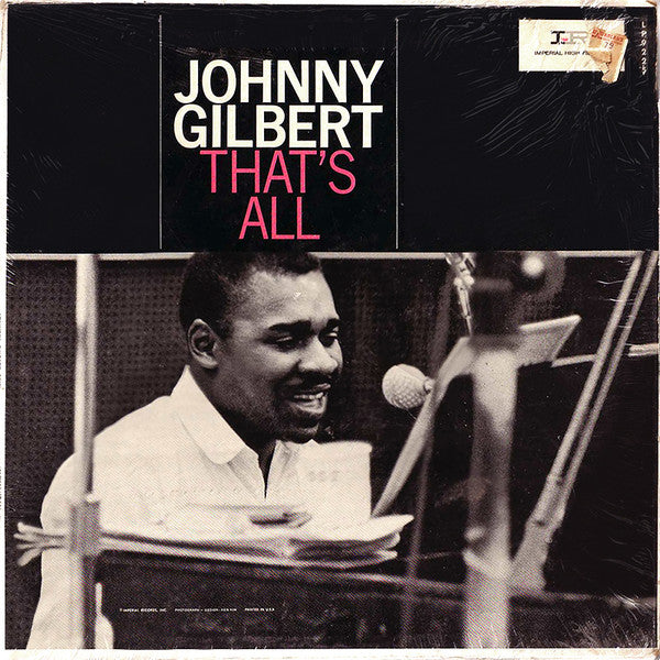 Johnny Gilbert Trio : That's All (LP, Album, Mono)