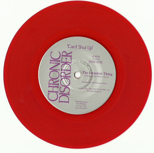 Chronic Disorder : Can't Shut Up EP (7", EP, Red)