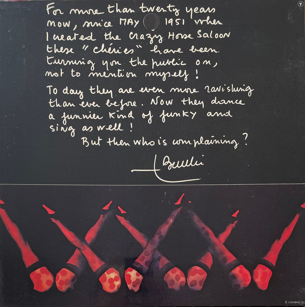 The Crazy Girls And The Crazy Horse Saloon Orchestra : Crazy Horse Saloon (LP)