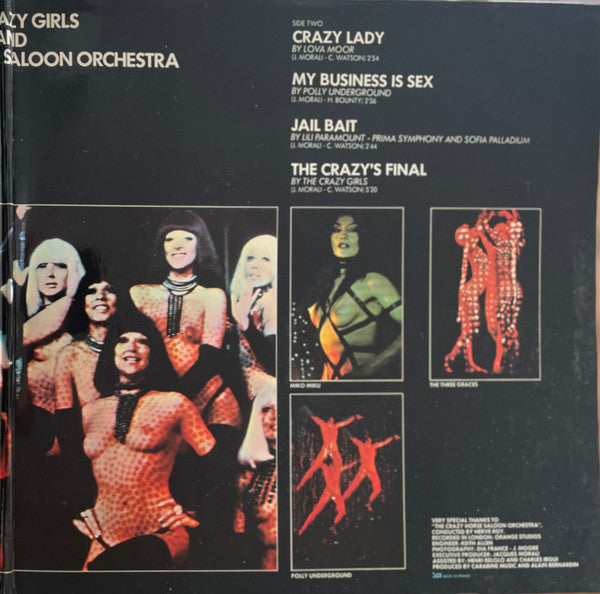 The Crazy Girls And The Crazy Horse Saloon Orchestra : Crazy Horse Saloon (LP)