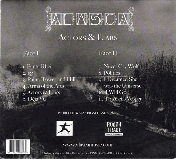 Alasca : Actors & Liars (CD, Album)