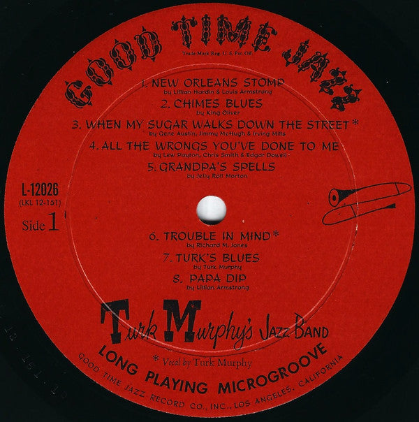 Turk Murphy's Jazz Band : Turk Murphy's San Francisco Jazz Vol. 1 (LP, Mono)