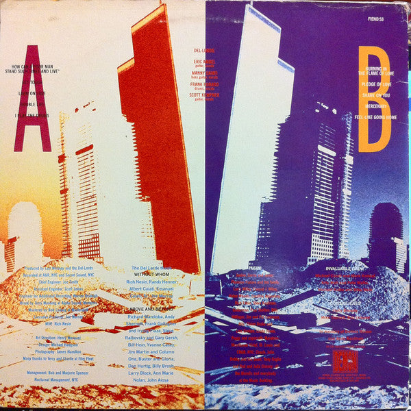 The Del-Lords* : Frontier Days (LP, Album)