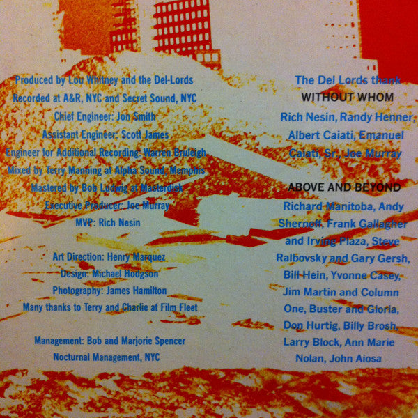 The Del-Lords* : Frontier Days (LP, Album)