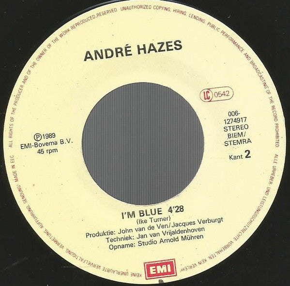 André Hazes : Ik Ben Een Gokker (7", Single)
