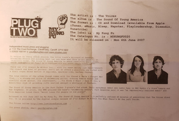 The Voices (3) : The Sound Of Young America (CD, Album, Promo)