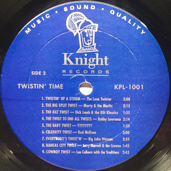 Various : Twistin' Time Vol. 1 (LP, Comp)