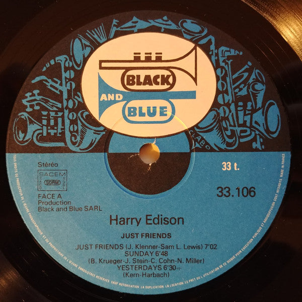Harry Edison : Just Friends (LP, Album)