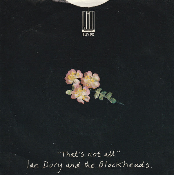 Ian Dury And The Blockheads : I Want To Be Straight (7", Single)