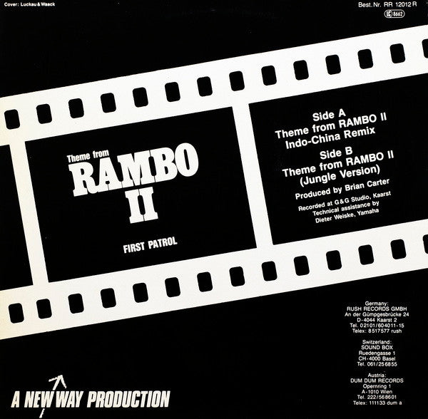 First Patrol : Theme From Rambo II (Remix) (12")