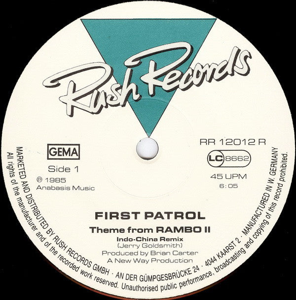 First Patrol : Theme From Rambo II (Remix) (12")