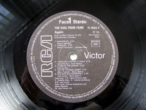 The Kids From Fame : The Kids From Fame Again (LP)