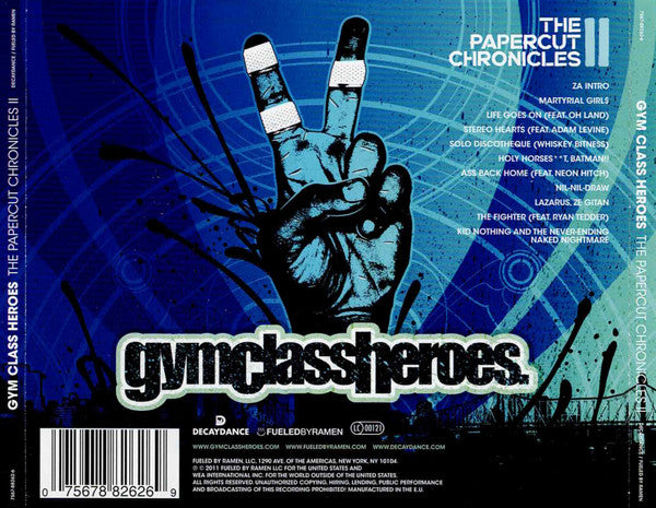 Gym Class Heroes : The Papercut Chronicles Part II (CD, Album)