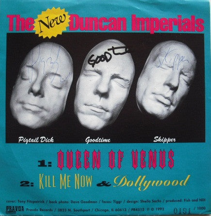 New Duncan Imperials : Queen Of Venus (7", Num, Pin)