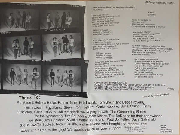 Rebel Waltz (2) : Jack / Caught (7", Single)