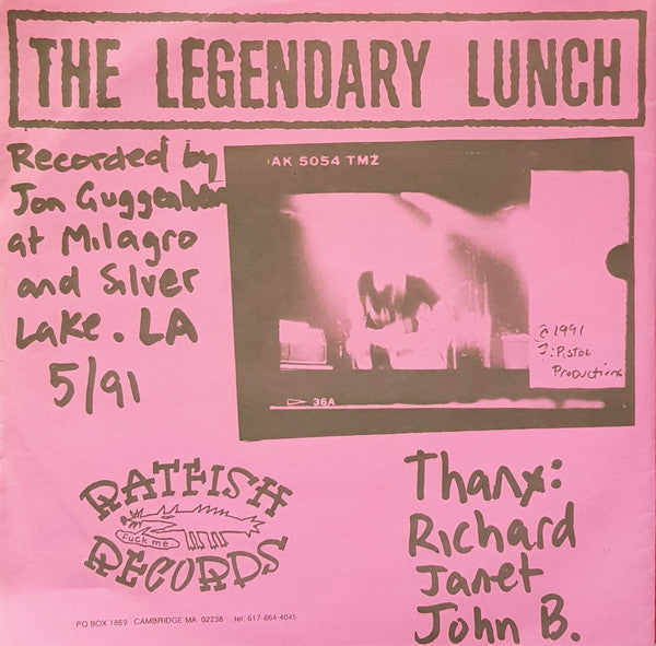 Legendary Lunch : Things I've Seen W/ Good Goddamn (7", Red)