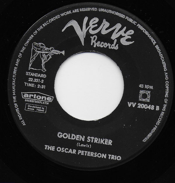 The Oscar Peterson Trio : Bye Bye Blackbird (7")