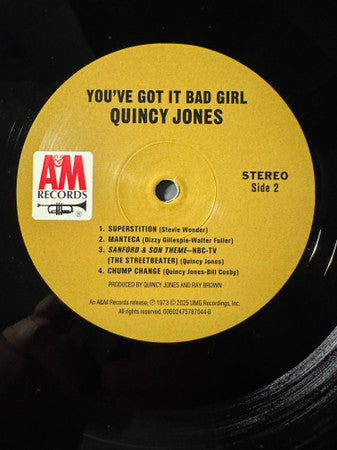 Quincy Jones : You've Got It Bad Girl (LP)