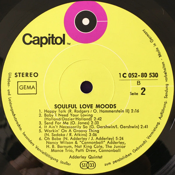 Various : Soulful Love Moods (LP, Comp)