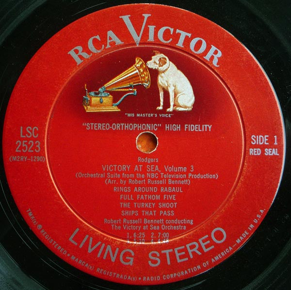 Richard Rodgers Arranged And Conducted By Robert Russell Bennett : Victory At Sea (Pictorial Edition), Vol. 3 (Orchestral Suite From The NBC Television Production) (LP, Album)
