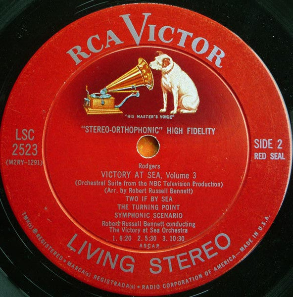Richard Rodgers Arranged And Conducted By Robert Russell Bennett : Victory At Sea (Pictorial Edition), Vol. 3 (Orchestral Suite From The NBC Television Production) (LP, Album)