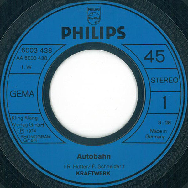Kraftwerk : Autobahn (7", Single)