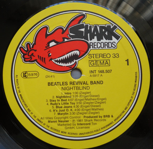 The Beatles Revival Band : Nightblind (LP, Album)