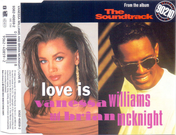 Vanessa Williams And Brian McKnight : Love Is (CD, Single)
